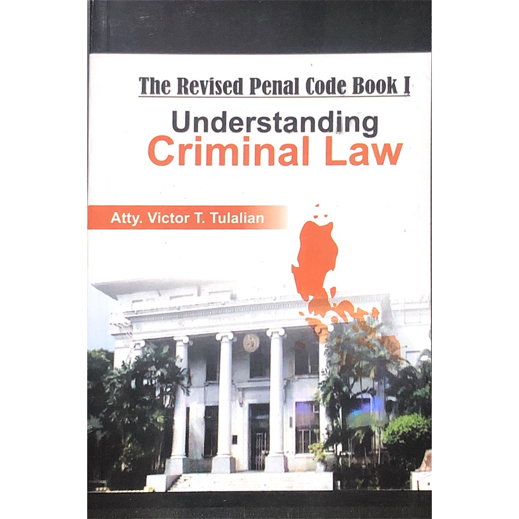 The Revised Penal Code Book I - Understanding Criminal Law | Shopee ...