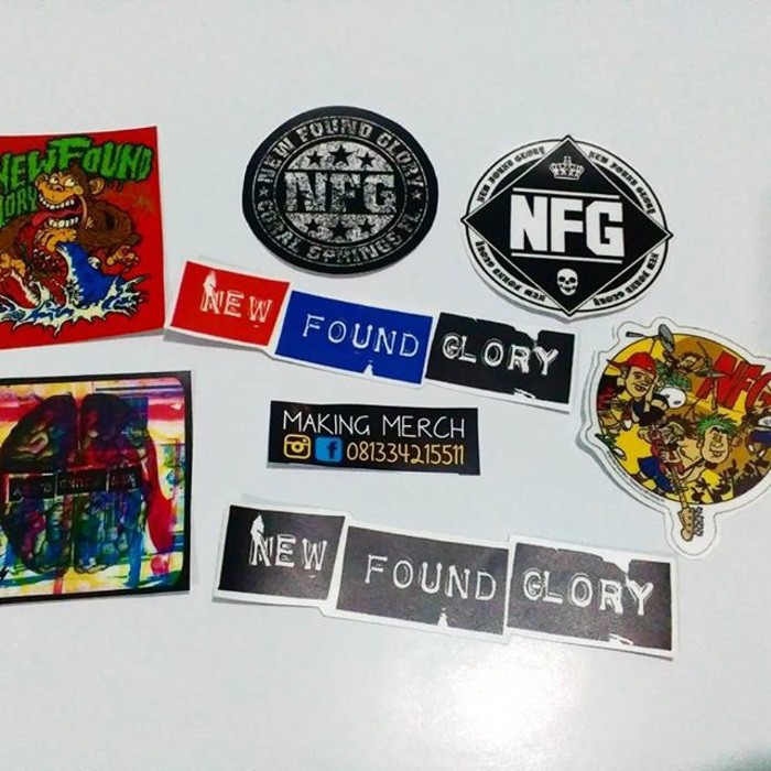New Found Glory NFG Band Sticker | Shopee Philippines