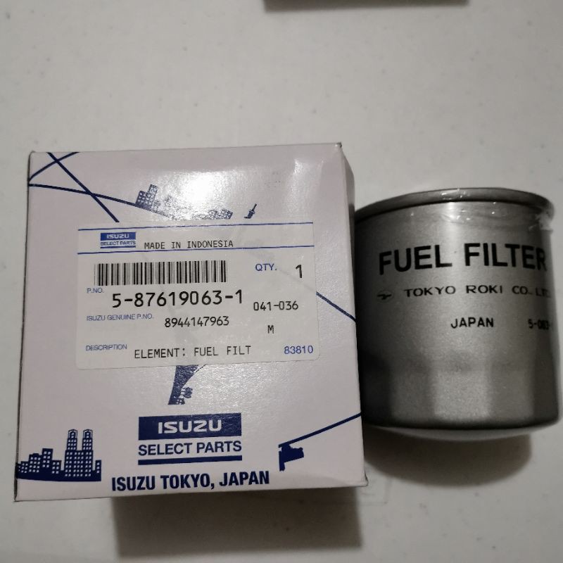 Isuzu Genuine Fuel filter Shopee Philippines
