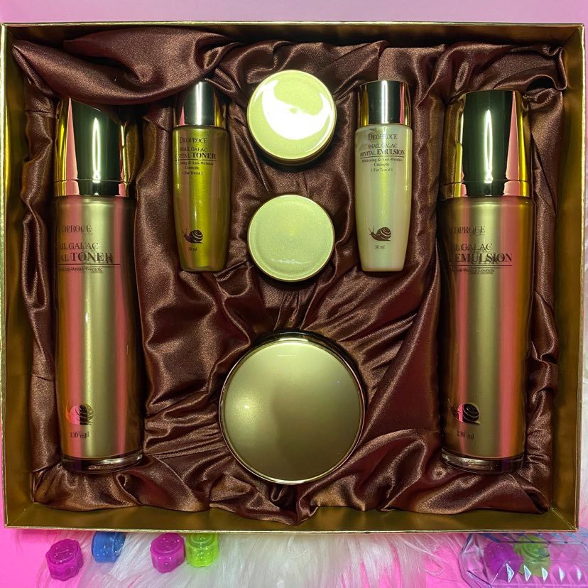 DEOPROCE Snail Galac Revital Skin Care Program | Shopee Philippines