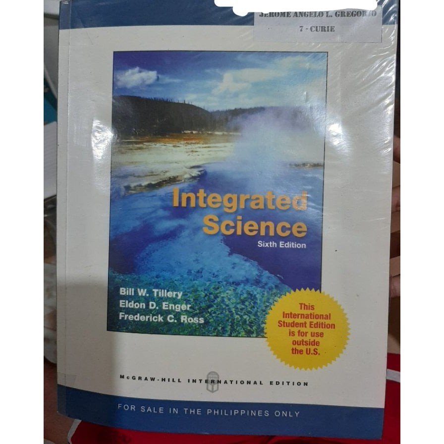 INTEGRATED SCIENCE SIXTH EDITION | Shopee Philippines