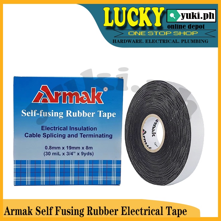 ARMAK SELFFUSING RUBBER ELECTRICAL TAPE 0.8mmx19mmx8m Shopee Philippines