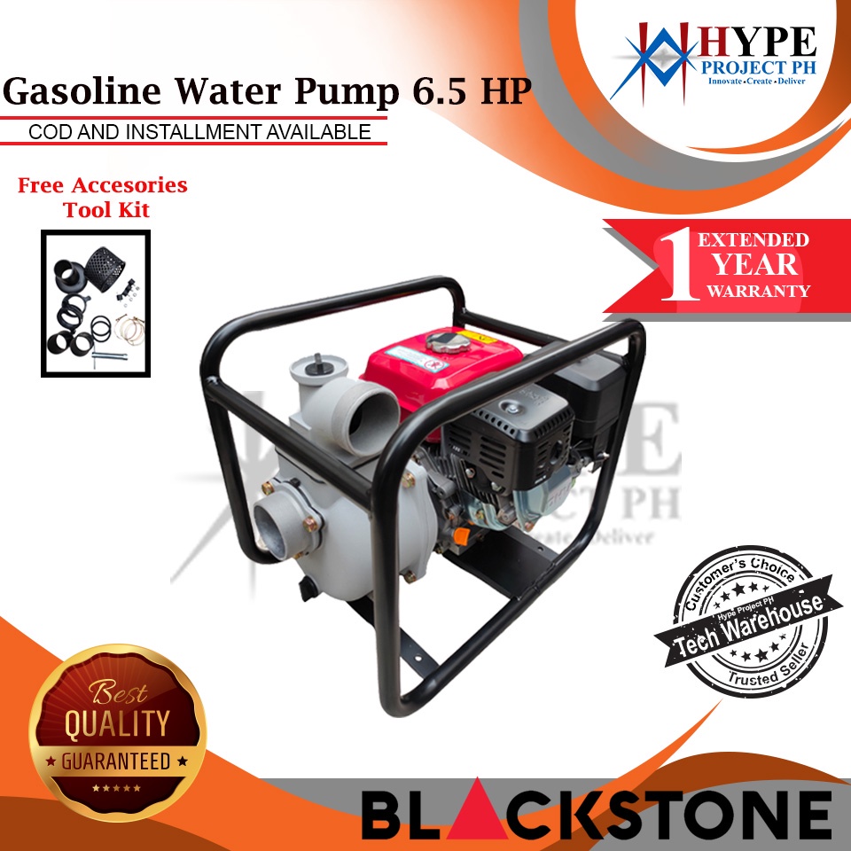 Blackstone Gasoline Water Pump 6 HP | Shopee Philippines