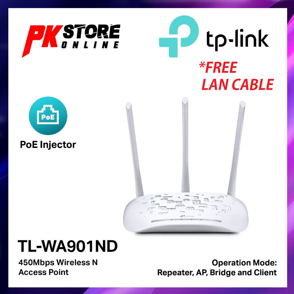 TPLINK TLWA901N NEW 450MBPS WIRELESS N ACCESS POINT Shopee Philippines