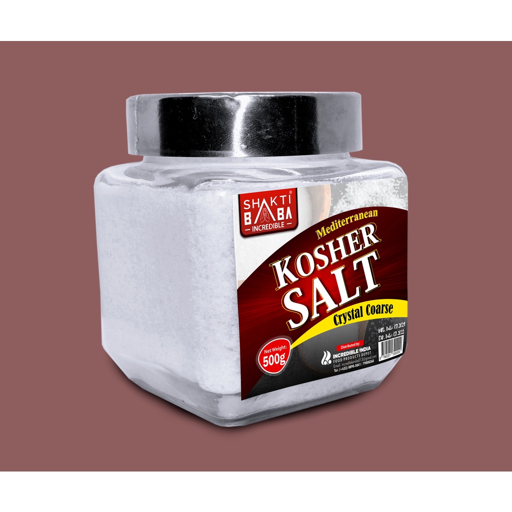 Kosher Salt Crystal Coarse 500g in Glass Bottle Shopee Philippines