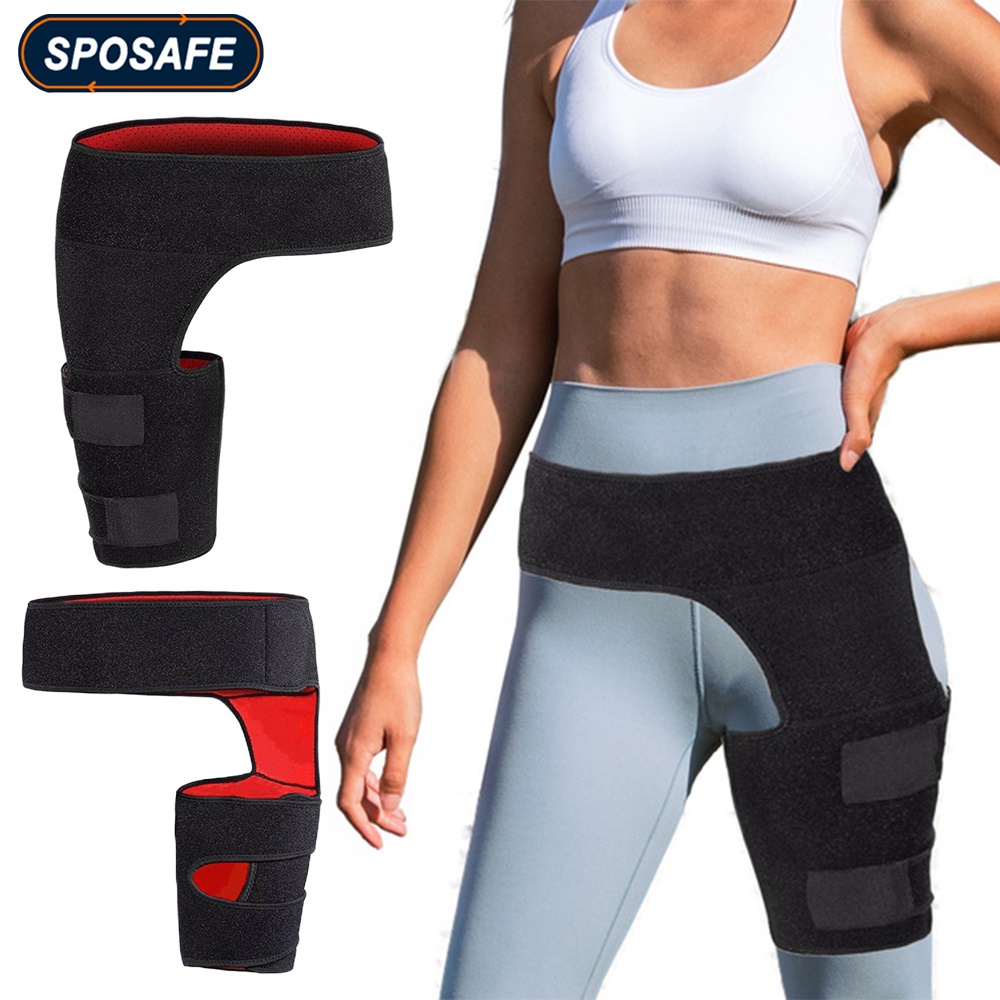 Hip Brace Groin Support Sciatica Relief Wrap Thigh Hamstring Compression Sleeves Pulled Injury