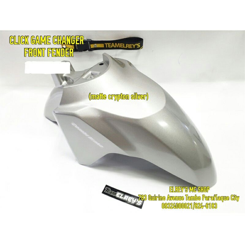STOCK FRONT FENDER FOR CLICK V2 150 SILVER | Shopee Philippines