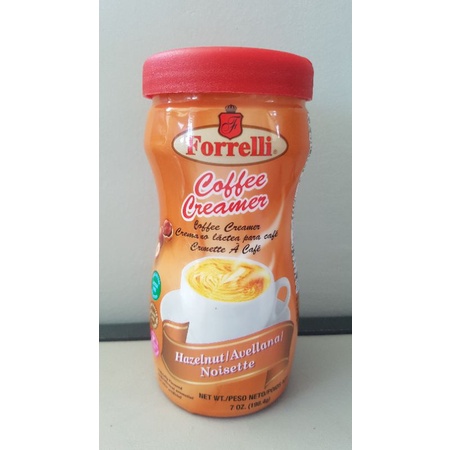 Forrelli Coffee Creamer - Hazelnut, French Vanilla (198.4g / 7 oz ...