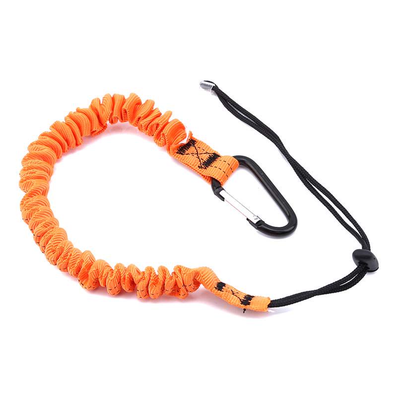 Carabiner Lanyard Retractable Safety Rope Telescopic Elastic Climbing ...
