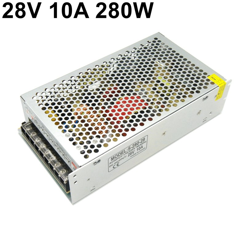 28v 10a 280w Switching Power Supply Source Transformer Ac Dc Smps 110v 220v Input For Cnc 3d