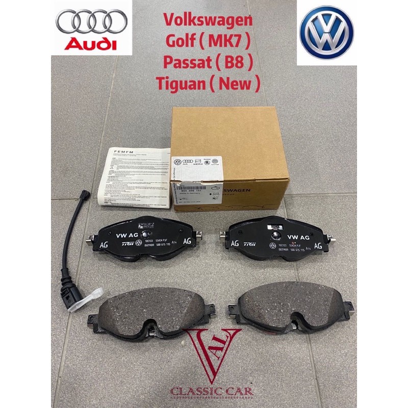 VOLKSWAGEN GOLF MK7 PASSAT B8 TIGUAN NEW FRONT DISC BRAKE PAD WITH ...