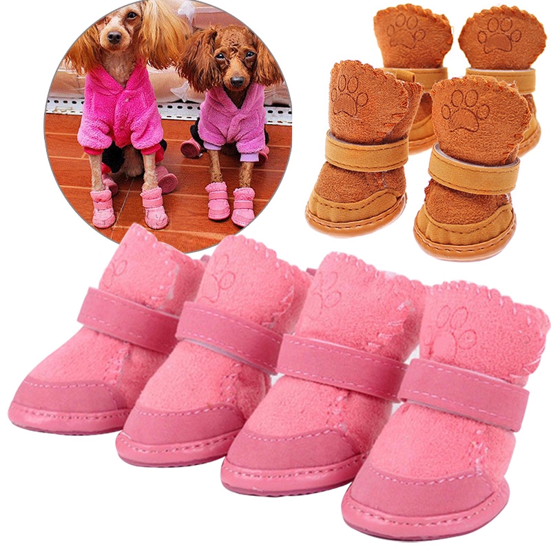 New Cute Chihuahua Dog Shoes Small Dogs Pet Shoes Puppy Wint Shopee Philippines