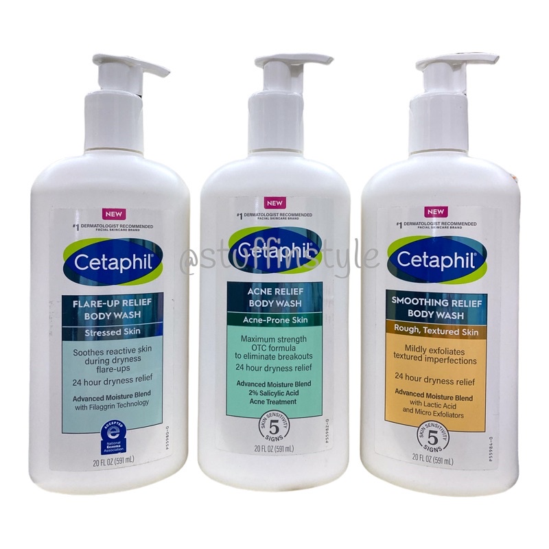 Cetaphil Body Wash ( Flare Up Relief / Acne Relief / Smoothing Relief