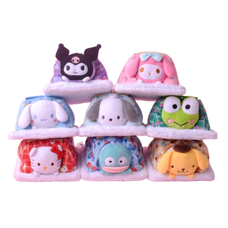 Nest Sanrio Cartoon Warm Plush Toy Cute Kuromi Melody HelloKitty