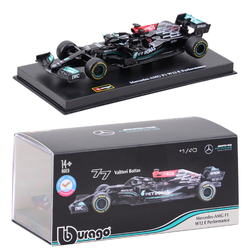 Voiture Miniature Mercedes AMG W11 - Échelle 1:43 - Valtteri Bottas #77 - 2020