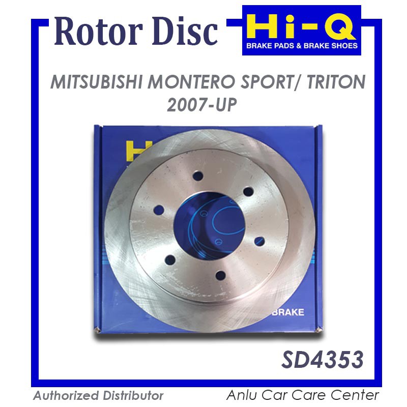 HI-Q Rotor Disc/Brake Disc REAR for MITSUBISHI MONTERO SPORT/ TRITON ...