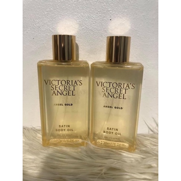 Victoria's Secret Angel Gold Satin Body Oil Shopee Philippines