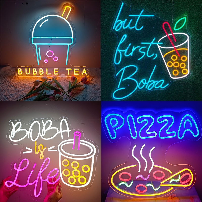 Custom led But First Bubble Tea shop Led Neon Sign Light Sign ...