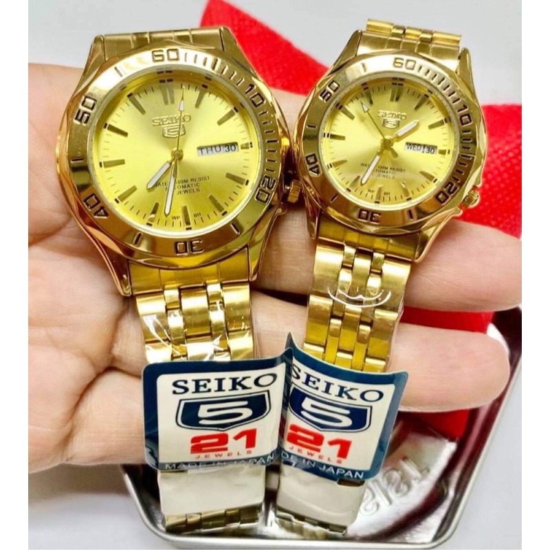 Couple watch best sale seiko 5