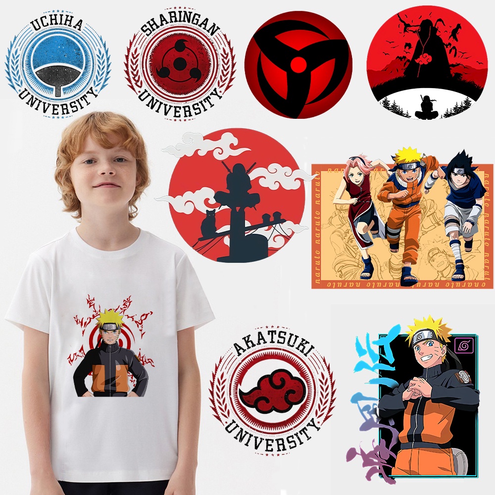 Naruto Patches for DIY face mask kids T-shirt Kids Clothing Clothing ...