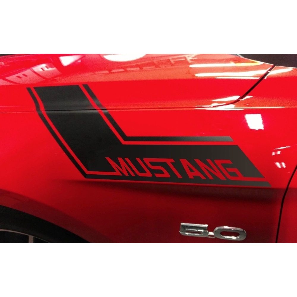 2Pcs Ford Mustang and BOSS 302 Fender/Hood Decal Kits, Very Nice ...