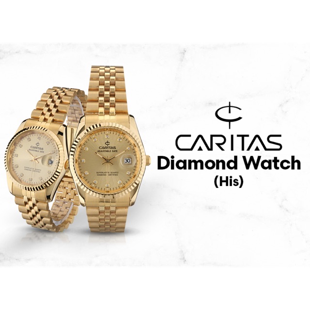 Caritas diamond outlet watch