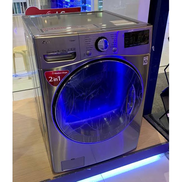 Automatic washing machine with dryer outlet inverter