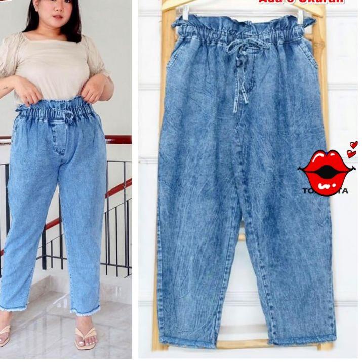 Baggy Jeans Rawis Jumbo Xl Jumbo Boyfriend Jeans Baggy Jumbo Pants Back Shopee Philippines