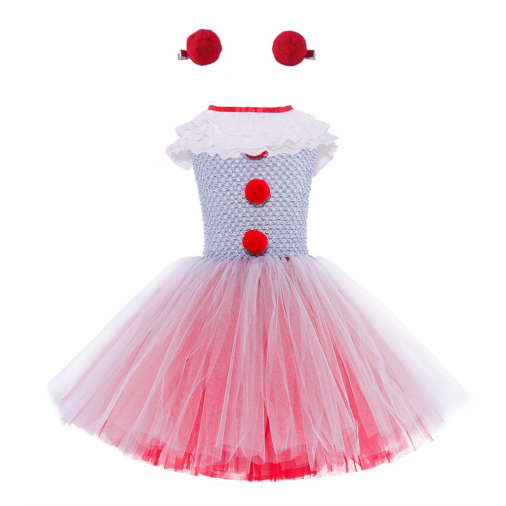 Halloween Children's Costume cosplay Harley Quinn Masquerade Gauze tutu ...