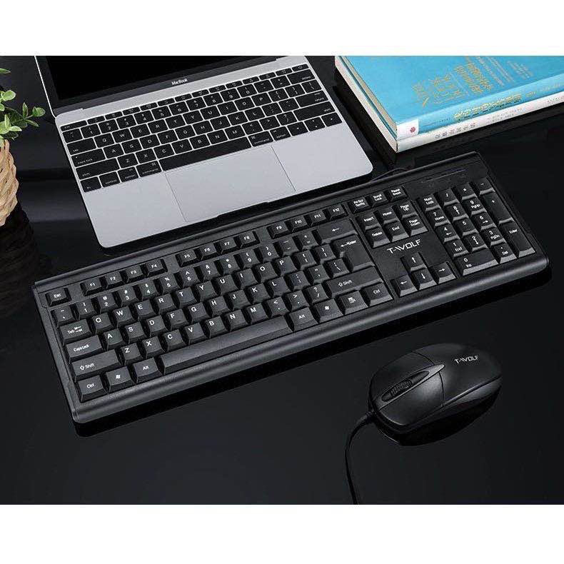 T-WOLF TF500 Office Basic mouse and keyboard combo | Shopee Philippines