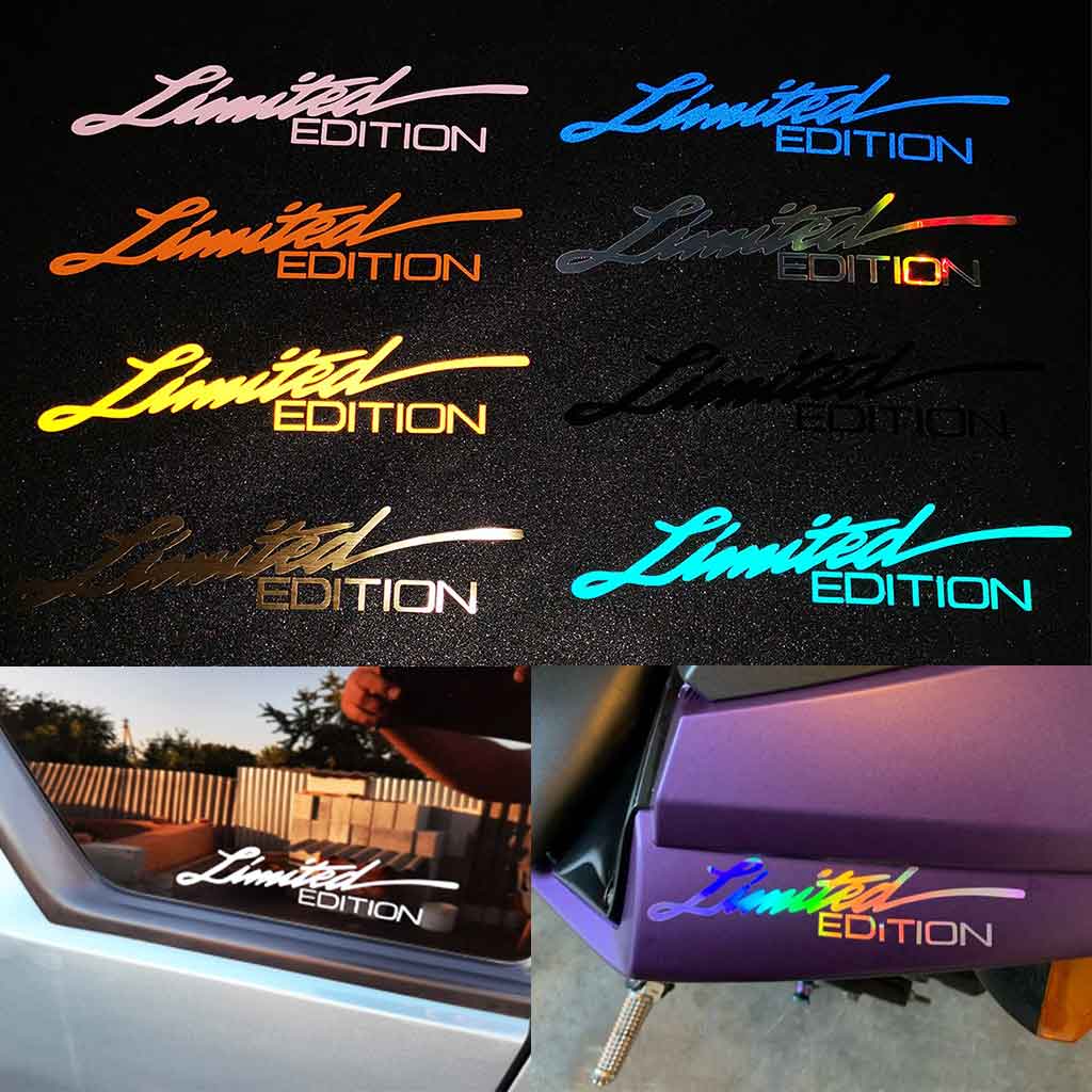 Limited Edition Car Accessories Reflector Sticker Auto Body Door ...