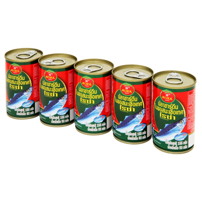 ROZA Rosa Sardines In Tomato Sauce 155g X 5 Cans Shopee Philippines