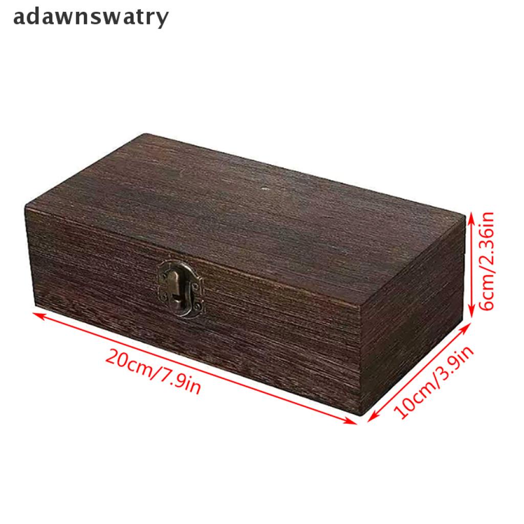 Handmade Wood Storage Box with Lid