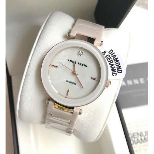 Anne klein rose hot sale gold ceramic watch