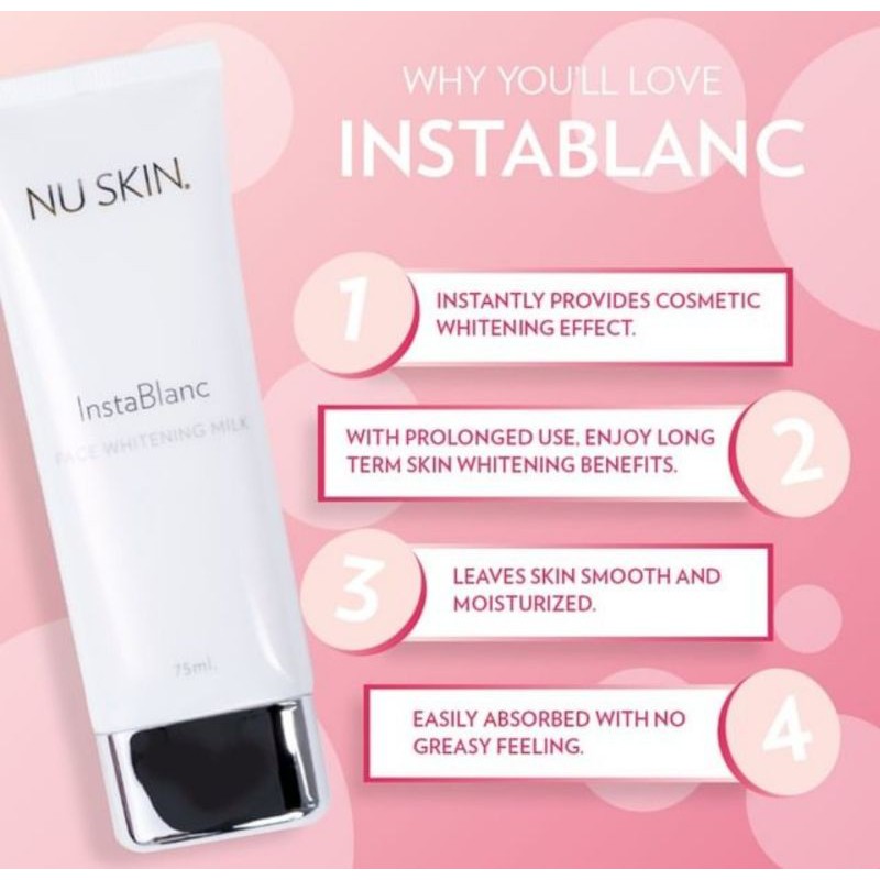 AUTHENTIC INSTA BLANC FACE WHITENING MILK Shopee Philippines