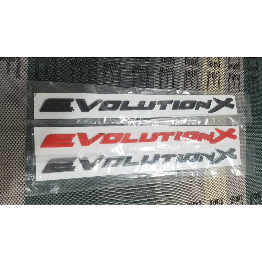 Mitsubishi Evolution X Emblem Decal Stick On | Shopee Philippines