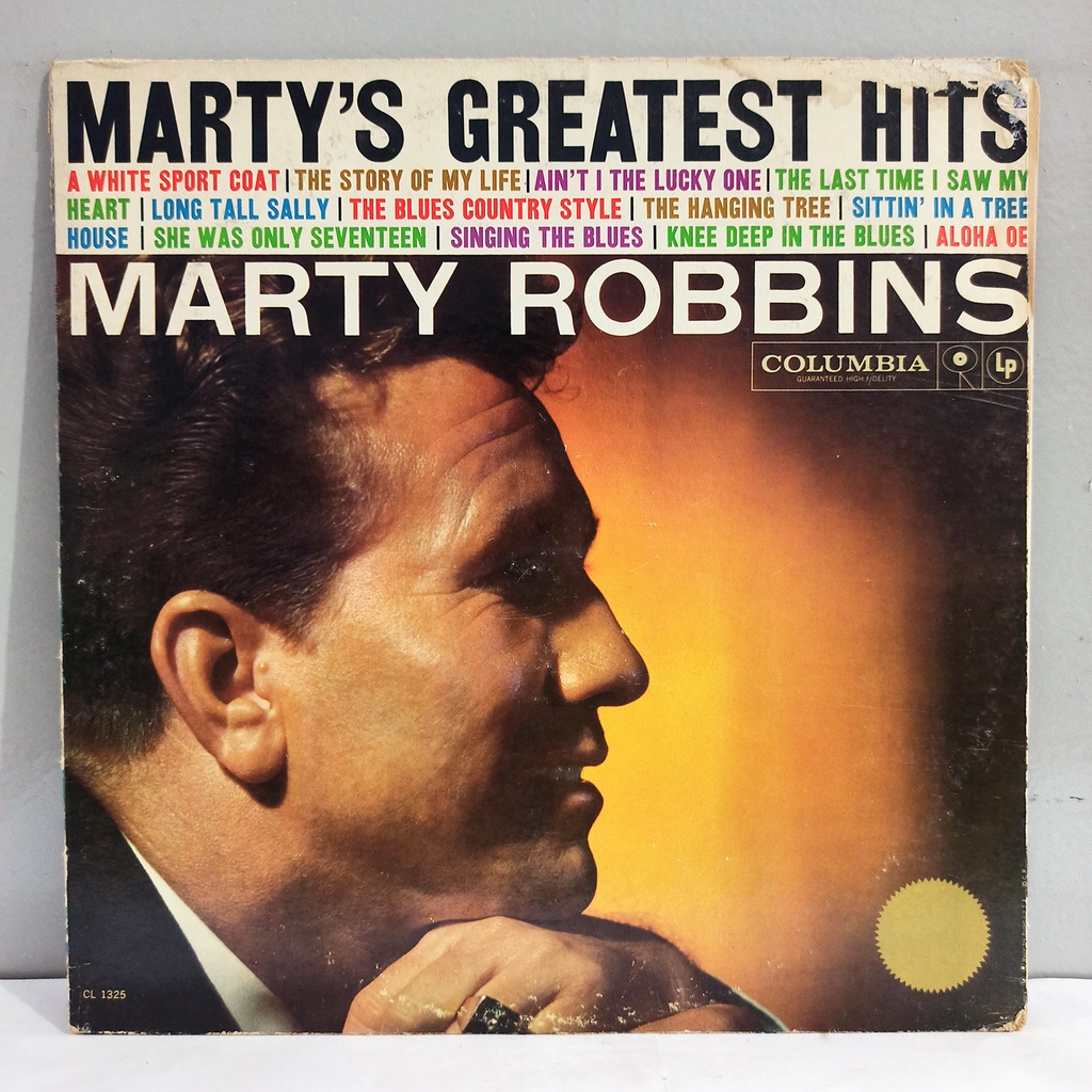 Marty Robbins Martys Greatest Hits Vinyl Record Plaka Lp Album