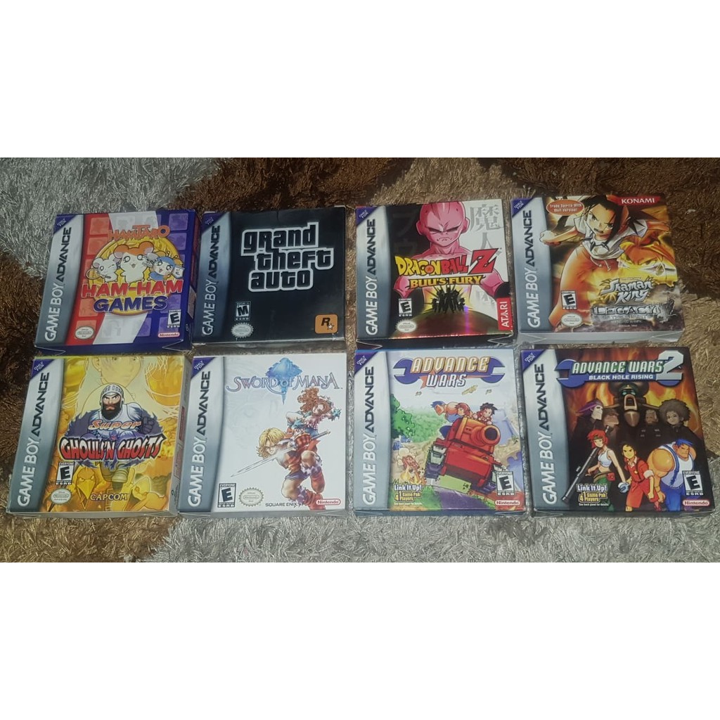 Orig Gameboy Advance GBA Games Complete | Shopee Philippines