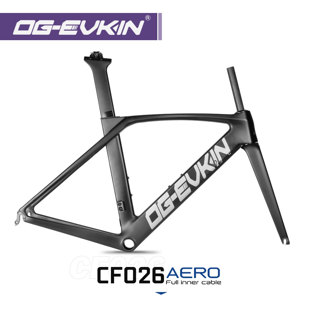 OGEVKIN AERO Carbon Road Frame Internal Cable Routing Bicycle Rim RimBrake BB86 700C x 28C