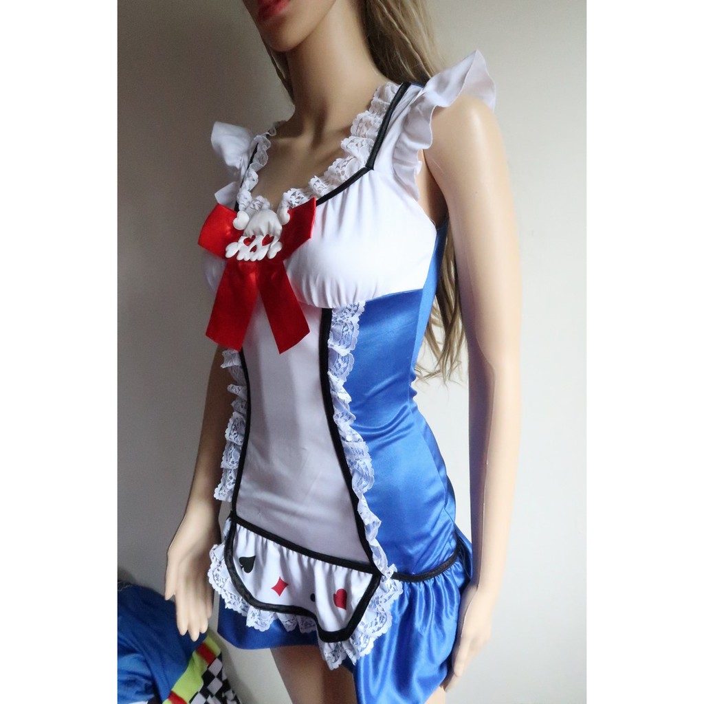 Sexy Alice in Wonderland adult costume Halloween dress up cosplay | Shopee  Philippines