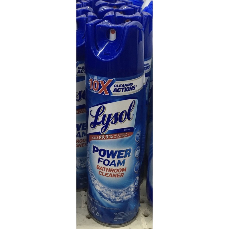 LYSOL POWER FOAM BATHROOM CLEANER (680g) Shopee Philippines