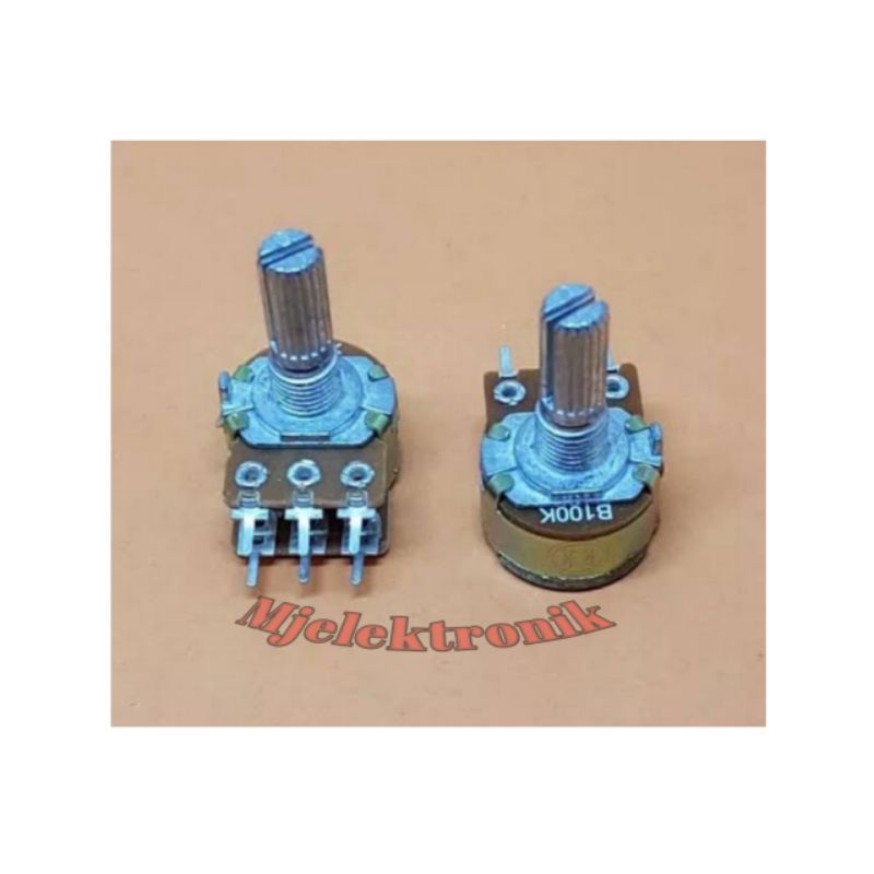 B100k stereo Potentiometer for audio Amplifier Potentiometer Shopee