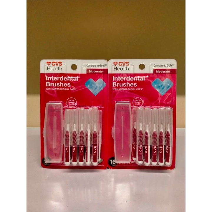 CVS Health Moderate Interdental Brush, 16CT Shopee Philippines