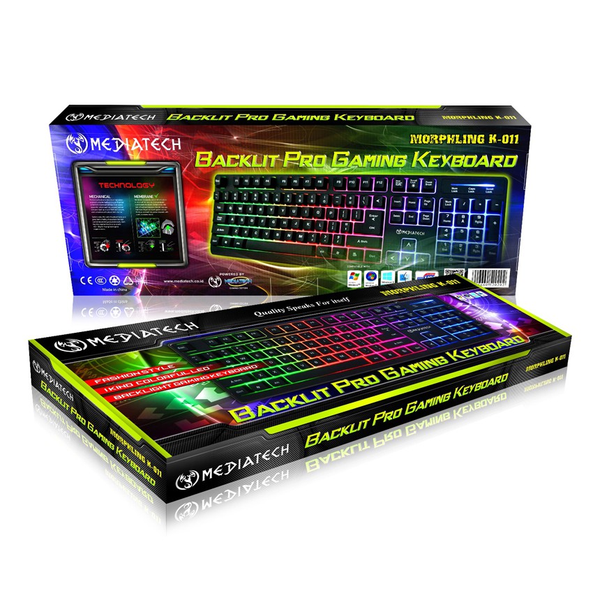 Mediatech Gaming Keyboard Morphling K-011 (52020) | Shopee Philippines