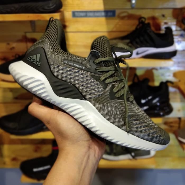 Adidas alphabounce sale green price