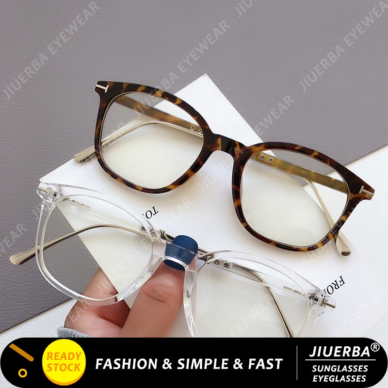 (JIUERBA) Korean fashion retro style eyeglasses frames for women / men ...