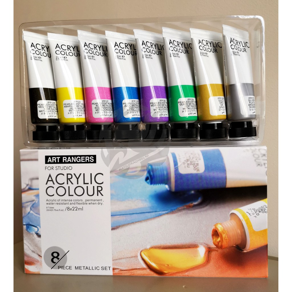 [8x22ml 6x75ml] Art Ranger Acrylic Paint Set Shopee Philippines