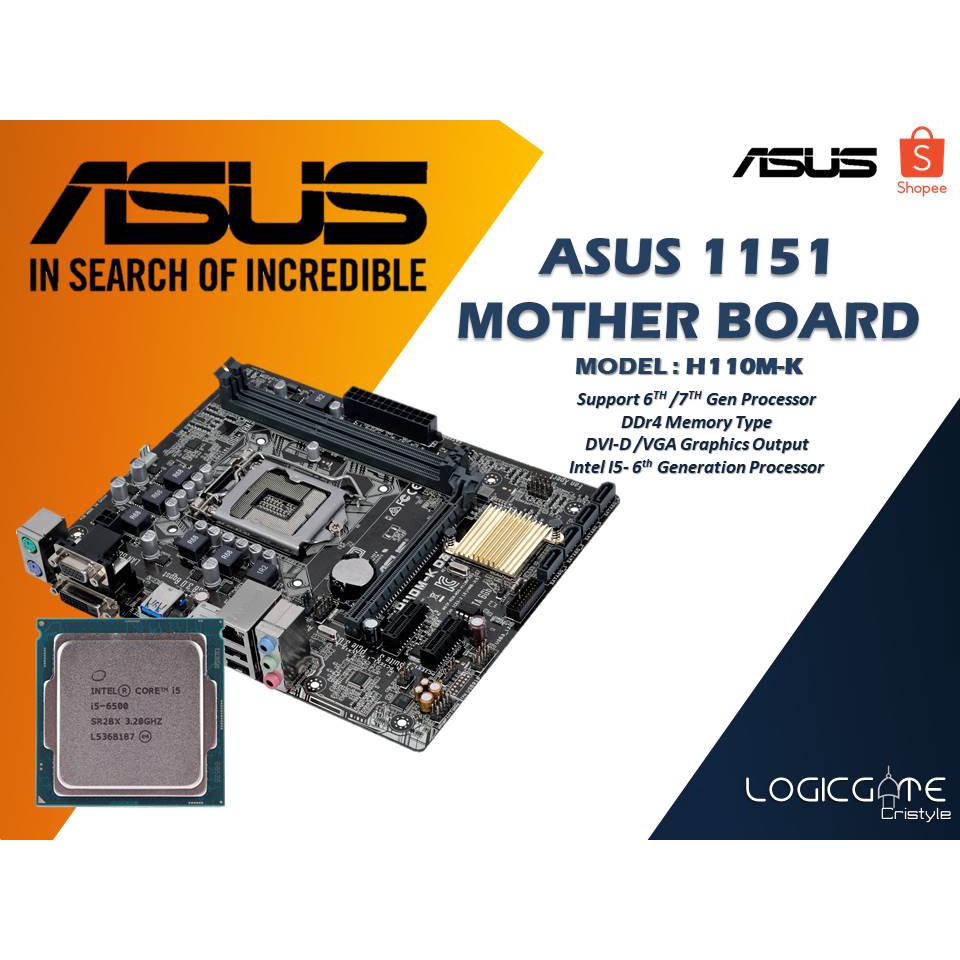 I3 6th generation on sale motherboard