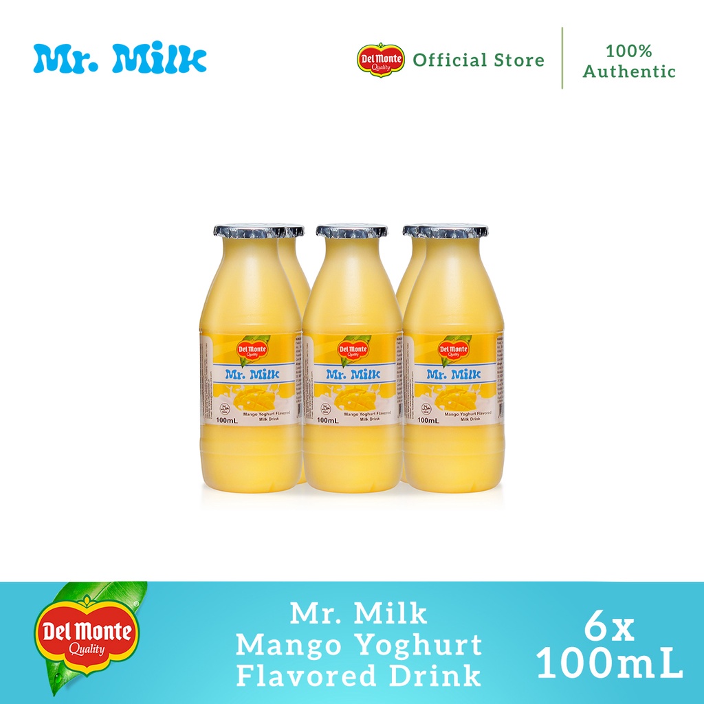 Del Monte Mr. Milk Mango Yoghurt Flavored Milk Drink 100mL x 62021