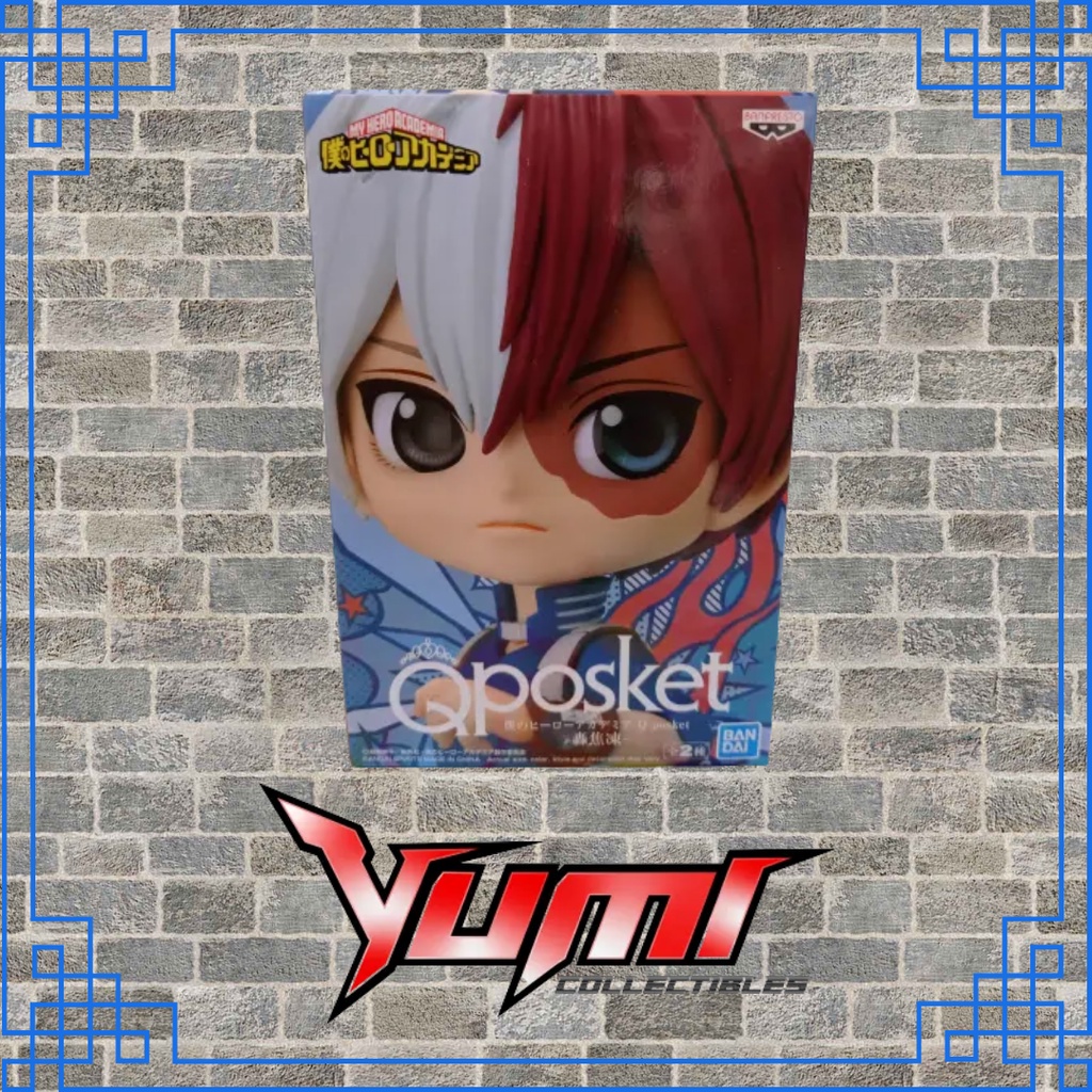 Figurine Shoto Todoroki A ou B, Q Posket - My Hero Academia - Banpresto